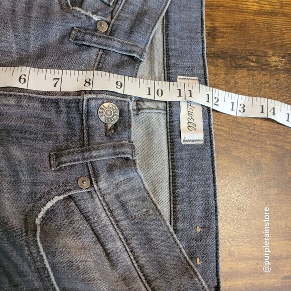 Madewell Jeans Size 26 Skinny 9" High Rise Stretch Denim Shaw Wash F4804 - Picture 8 of 11